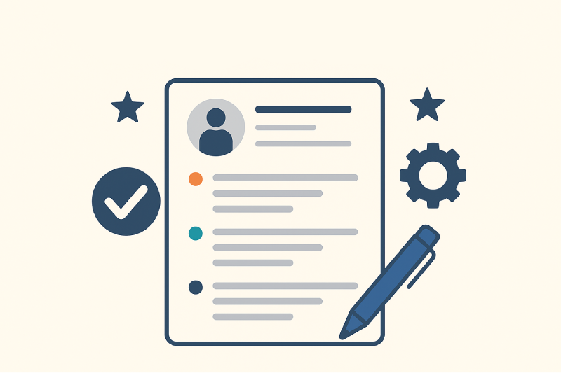 اصول رزومه نویسی