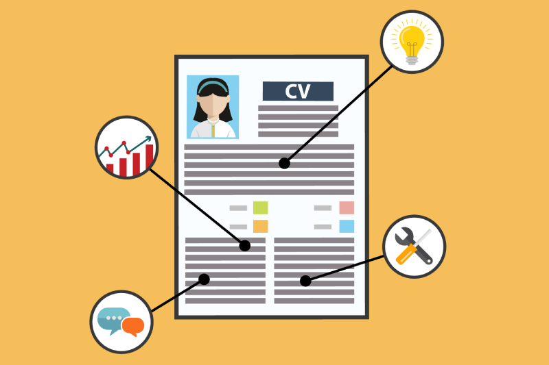 ظاهر گرافیکی رزومه